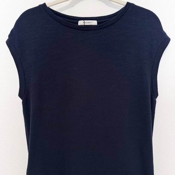 NWT Moussy Navy Blue Mini Dress Size 1 Small - Picture 3 of 13